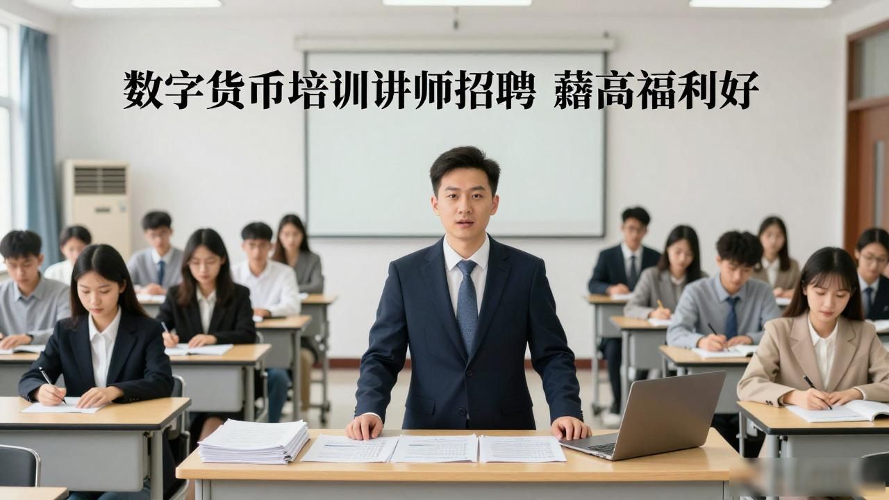 数字货币培训讲师招聘 薪高福利好