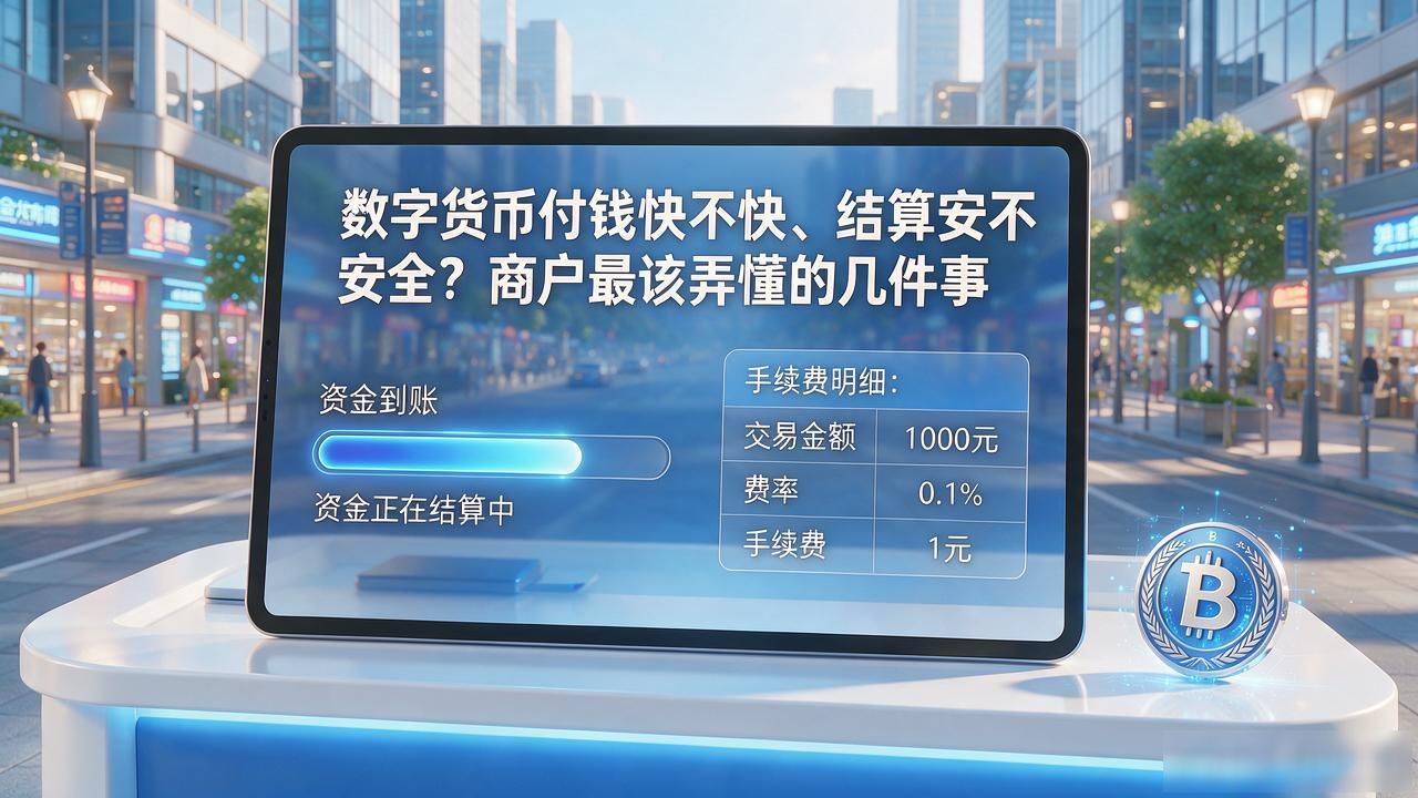 数字货币付钱快不快、结算安不安全？商户最该弄懂的几件事