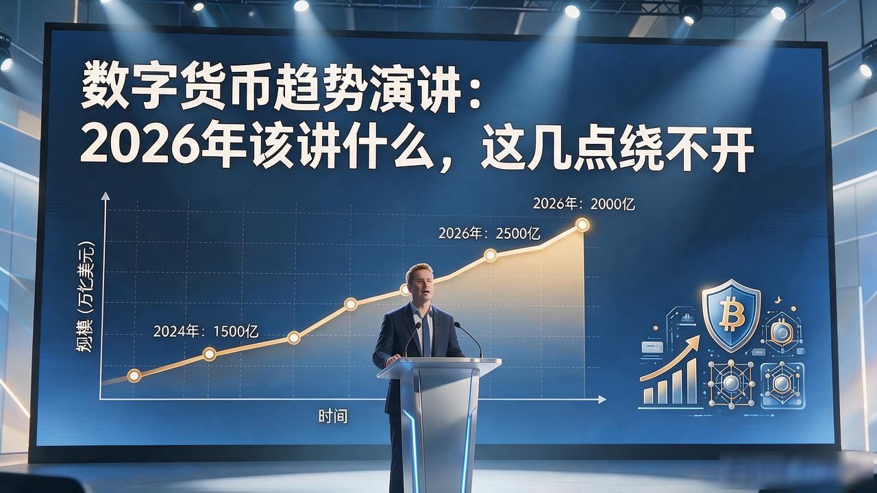 数字货币趋势演讲：2026年该讲什么，这几点绕不开