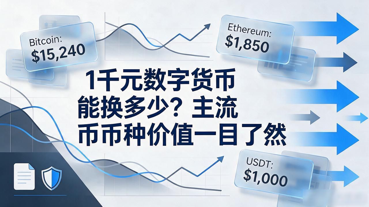 1千元能买多少比特币 数字货币1千元投资换算方法 新手1千元数字货币投资建议_1千元数字货币是多少