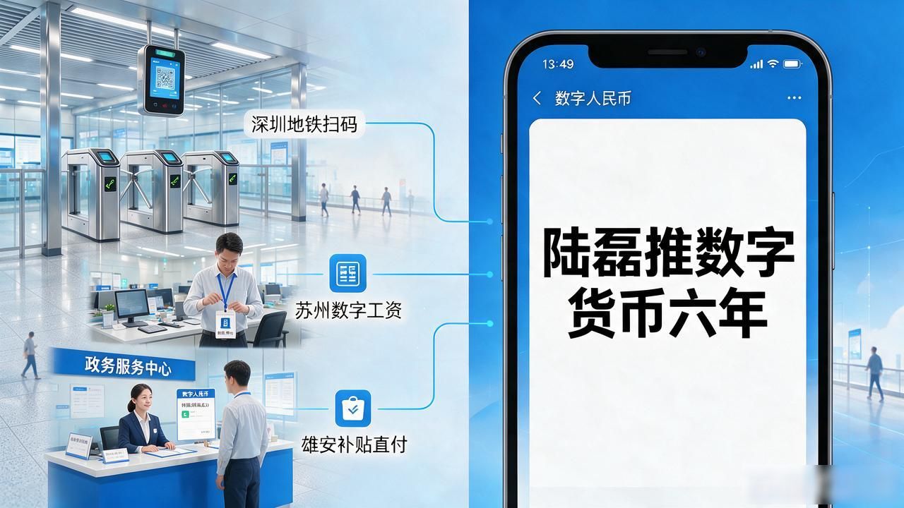 陆磊推数字货币推了六年，数字人民币到底走到哪一步了，跟你钱包有啥关系