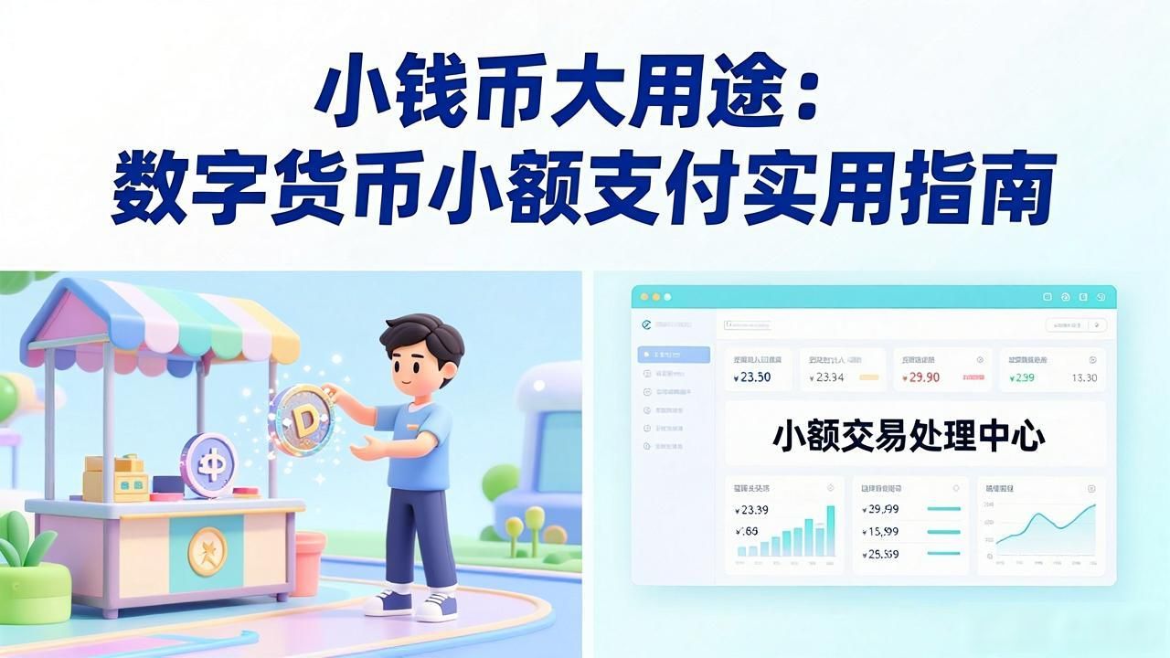 小的数字货币_小额数字货币的应用场景_小额数字货币的风险规避