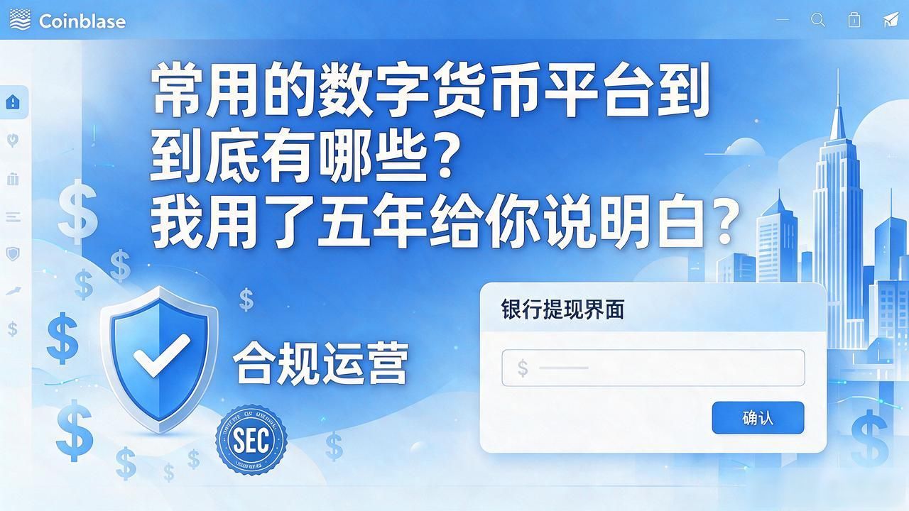 常用的数字货币平台到底有哪些？我用了五年给你说明白