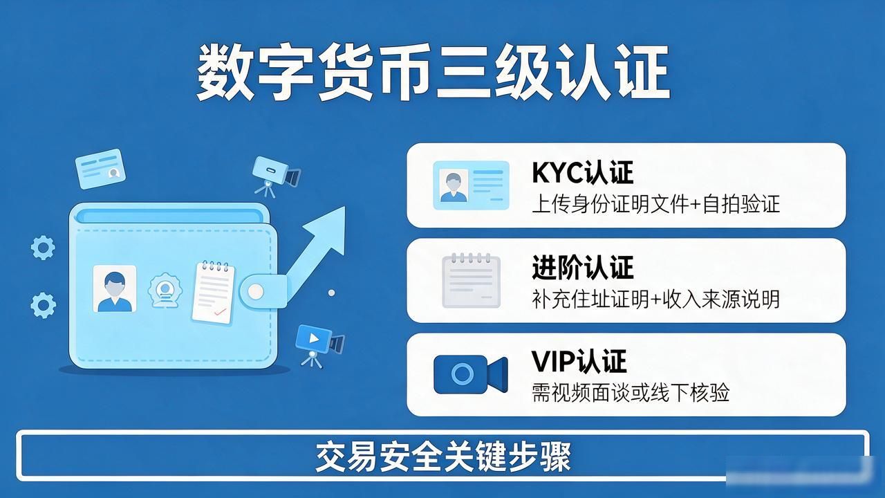 数字货币三级认证是什么？一文搞懂交易安全关键步骤