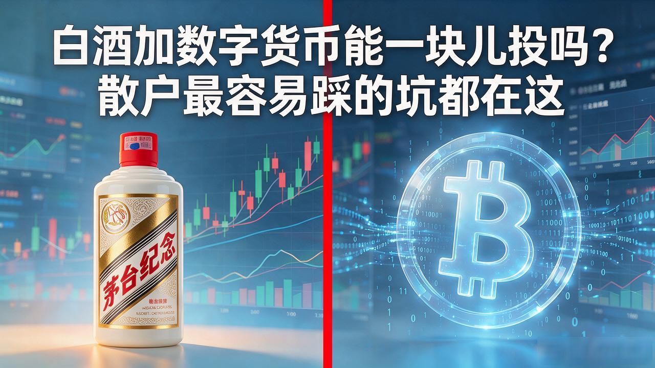 白酒加数字货币能一块儿投吗？散户最容易踩的坑都在这
