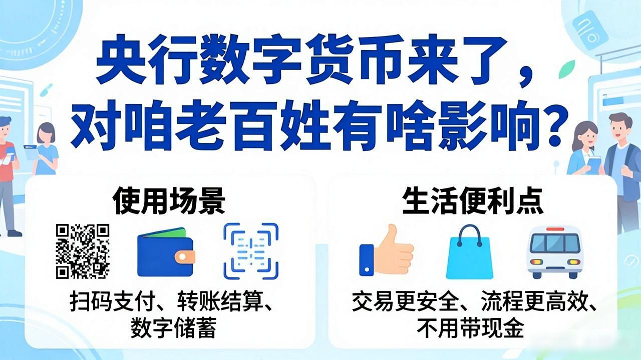 数字人民币对普通人的影响_央行数字货币的特点_央行数字货币推出