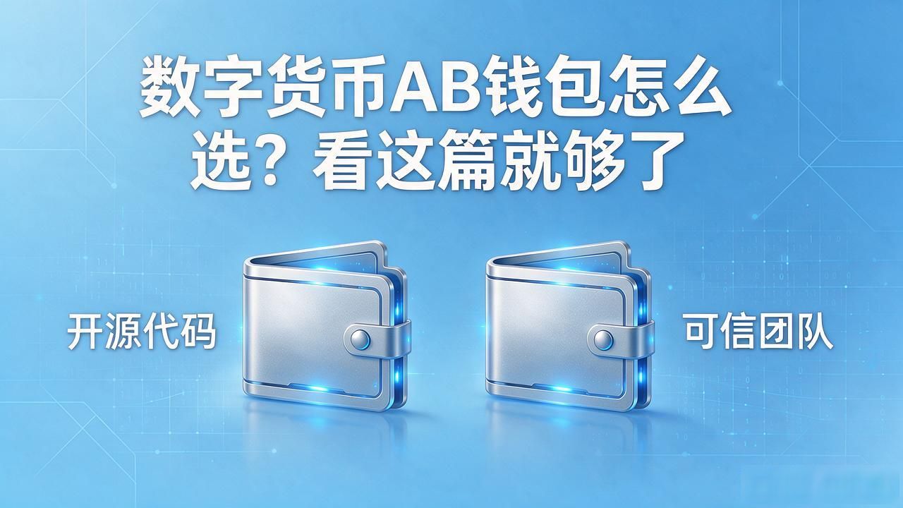 数字货币AB钱包怎么选？看这篇就够了